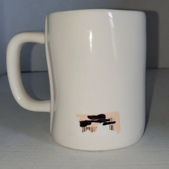 Rae Dunn CERAMIC Cup Mug Coffee MARINE White New - Picture 5 of 9